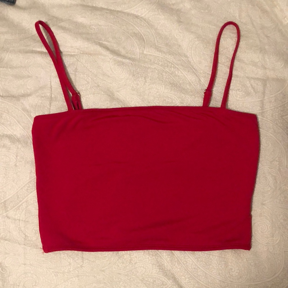 Red Crop Top